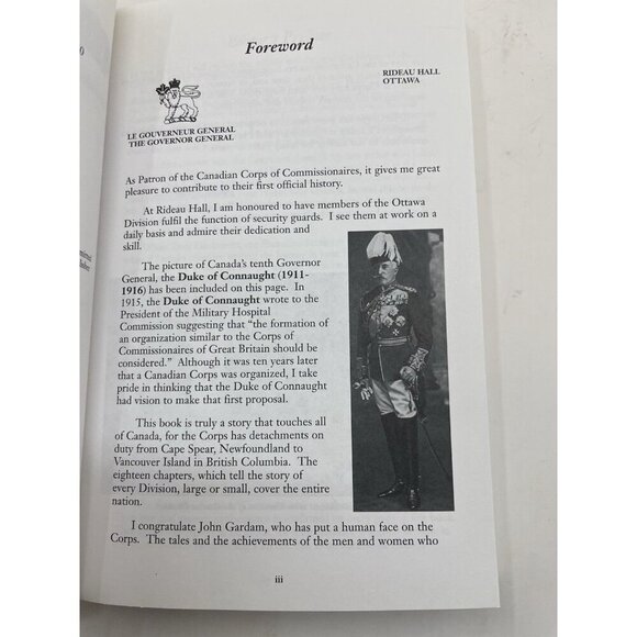 The Commissionaires History 1925–1998 PB Canada Military Memoir RARE Vtg - Picture 2 of 4